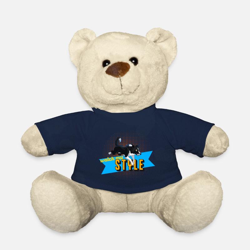 Sautez dans le style Agilité Chien Sport Border Collie - Nounours - bleu marine