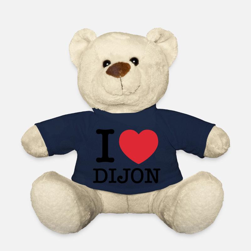 Ich liebe Dijon | Dijon | Ich Herz Dijon | Frankreich - Teddy - French Navy