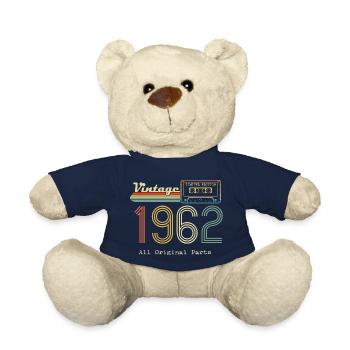 1962 Original 1962 Vintage Vintage Retro Jahrestag - Teddy - French Navy - Vorne