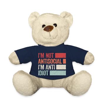 Sarcastique introverti - Nounours - bleu marine - Devant