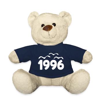 1996 Year Birthday Vintage 1996 - Teddy Bear - french navy - Front