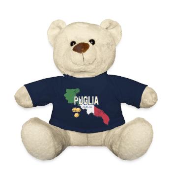 Pouilles Italie Région Rétro Vintage Souvenir - Nounours - bleu marine - Devant