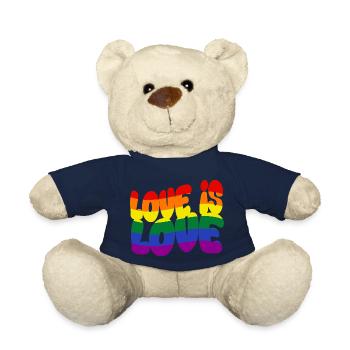Love is Love – Stolz. Sichtbar. Selbstverständlich - Teddy - French Navy - Vorne