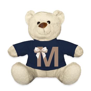 Buchstabe M Knoten - Teddy - French Navy - Vorne