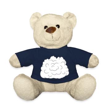wolle wolke haufen staub himmel flusen clipart sah - Teddy - French Navy - Vorne