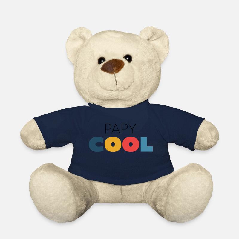 papy cool - Nounours - bleu marine