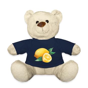 Zitrone Aquarell Italien Limone - Teddy - French Navy - Vorne
