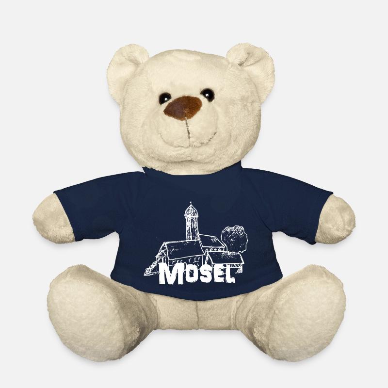 Mein Mosel Logo weiß - Teddy - French Navy