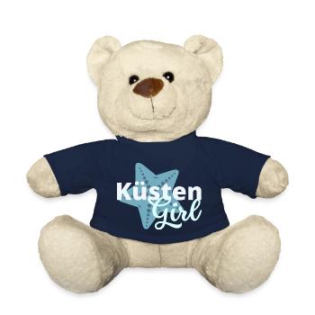 Küstengirl Ostsee Küste Nordsee Küste Spruch. - Teddy - French Navy - Vorne