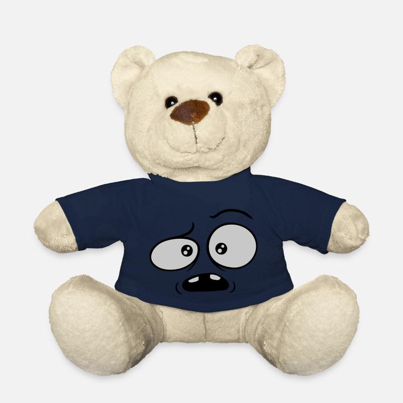 Skeptisches verwirrtes Comic Gesicht - Teddy - French Navy