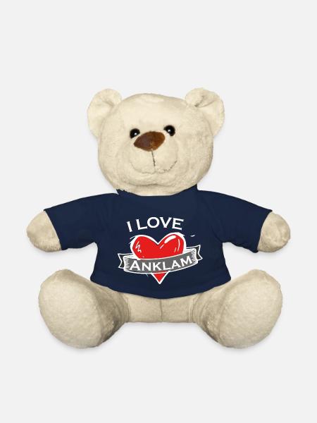 Anklam - Ich liebe Stadtnamen in Tattoo Stil - Teddy - French Navy