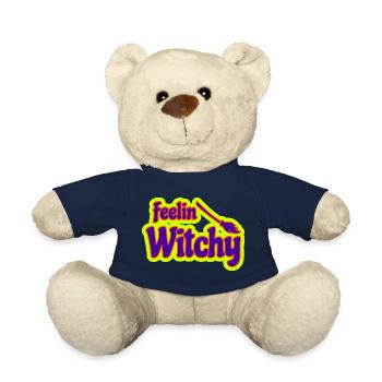 Feeling Witchy lustiger Hexen Spruch für Frauen - Teddy - French Navy - Vorne