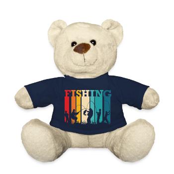 Pêcheurs de pêche vintage - Nounours - bleu marine - Devant