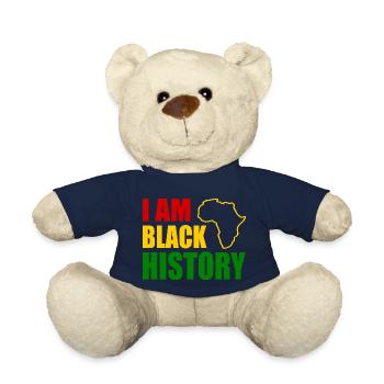 I am black history - Nounours - bleu marine - Devant