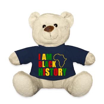 I am black history - Nounours - bleu marine - Devant