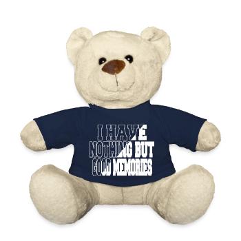 Hacker gamer present idea anonymous hacker - Teddy Bear - french navy - Front