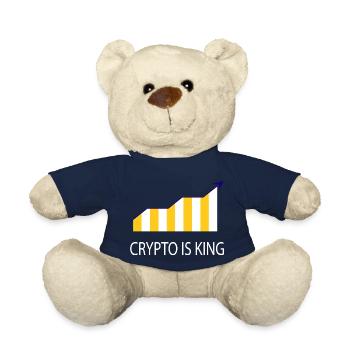 Trading de Bitcoin et d'actions cryptographiques - Nounours - bleu marine - Devant