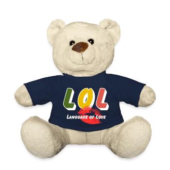 LOL - Langage de l’amour - Nounours - bleu marine - Devant