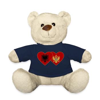 Albanien Montenegro Flagge - Teddy - French Navy - Vorne