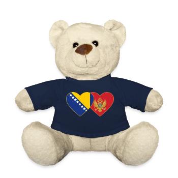 Bosnien Montenegro Flagge - Teddy - French Navy - Vorne
