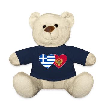 Griechenland Montenegro Flagge - Teddy - French Navy - Vorne