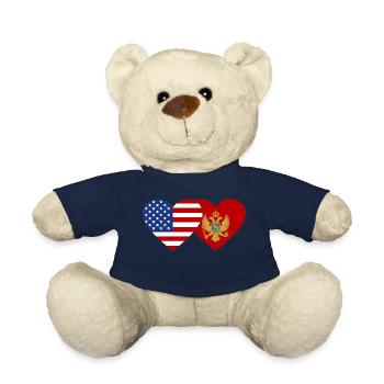 USA Montenegro Flagge - Teddy - French Navy - Vorne