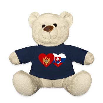Montenegro Slowakei Flagge - Teddy - French Navy - Vorne