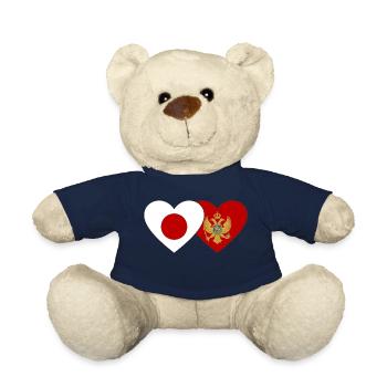 Japan Montenegro Flagge - Teddy - French Navy - Vorne
