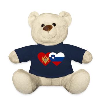 Montenegro Slowenien Flagge - Teddy - French Navy - Vorne