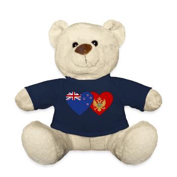 Neuseeland Montenegro Flagge - Teddy - French Navy - Vorne