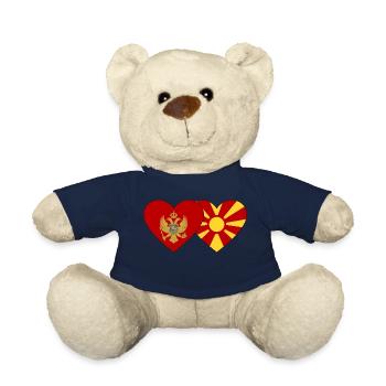 Montenegro Makedonien Flagge - Teddy - French Navy - Vorne