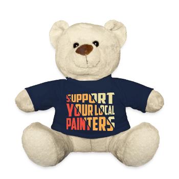 Support Your Local Painters Profession Job - Teddy - French Navy - Vorne