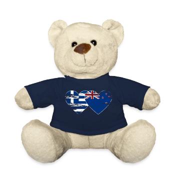 Grèce Drapeau néo-zélandais utilisé - Nounours - bleu marine - Devant