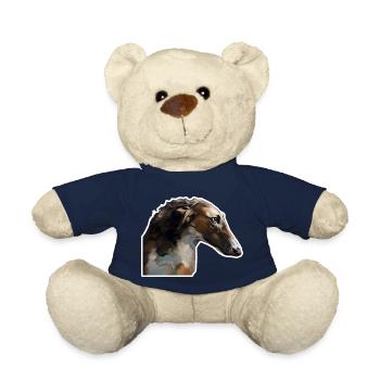 Barzoï lévrier russe - Nounours - bleu marine - Devant