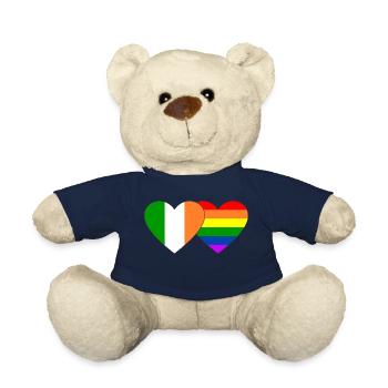 Ireland Regenbogen Flagge - Teddy - French Navy - Vorne