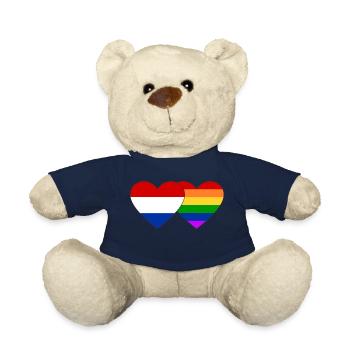 Holland Regenbogen Flagge - Teddy - French Navy - Vorne