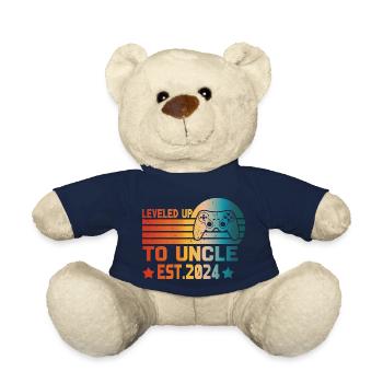 leveled up to uncle Level Unlocked Est uncle 2024 - Nounours - bleu marine - Devant
