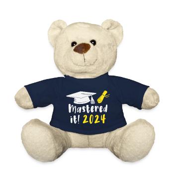 Gemeistert 2024 Master Abschluss Graduiert 2024 - Teddy - French Navy - Vorne
