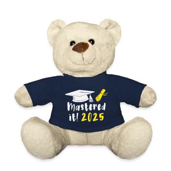 Gemeistert 2025 Master Abschluss Graduiert 2025 - Teddy - French Navy - Vorne
