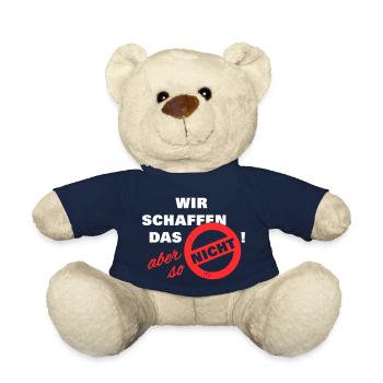 Wir schaffen das aber so nicht weiß - Teddy - French Navy - Vorne
