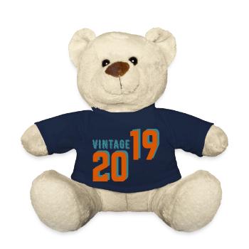 Vintage rétro 2019 - Nounours - bleu marine - Devant