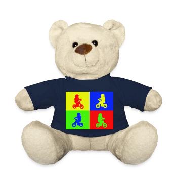 Junior Biker Pop Art Color - Teddy - French Navy - Vorne