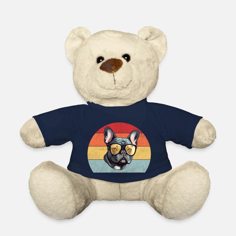 Bouledogue français - Nounours - bleu marine