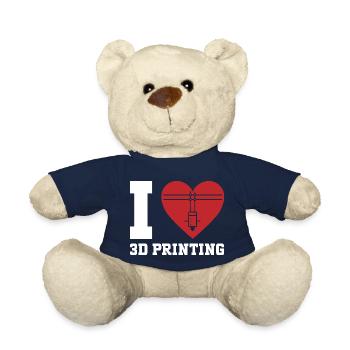 3D Drucker 3D Druck - Teddy - French Navy - Vorne