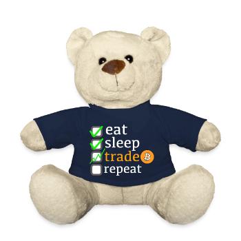 eat, sleep trade repeat - Teddy - French Navy - Vorne