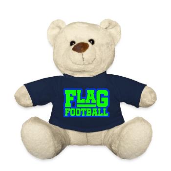 Flag Football Players - Teddy Bear - french navy - Front