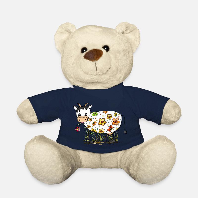 Vache - Nounours - bleu marine