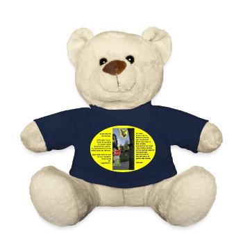 Prayer of Exorcism - Teddy Bear - french navy - Front