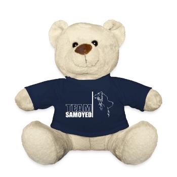 TEAM Samoyed Hunde Hund Samojede Wilsigns - Teddy - French Navy - Vorne