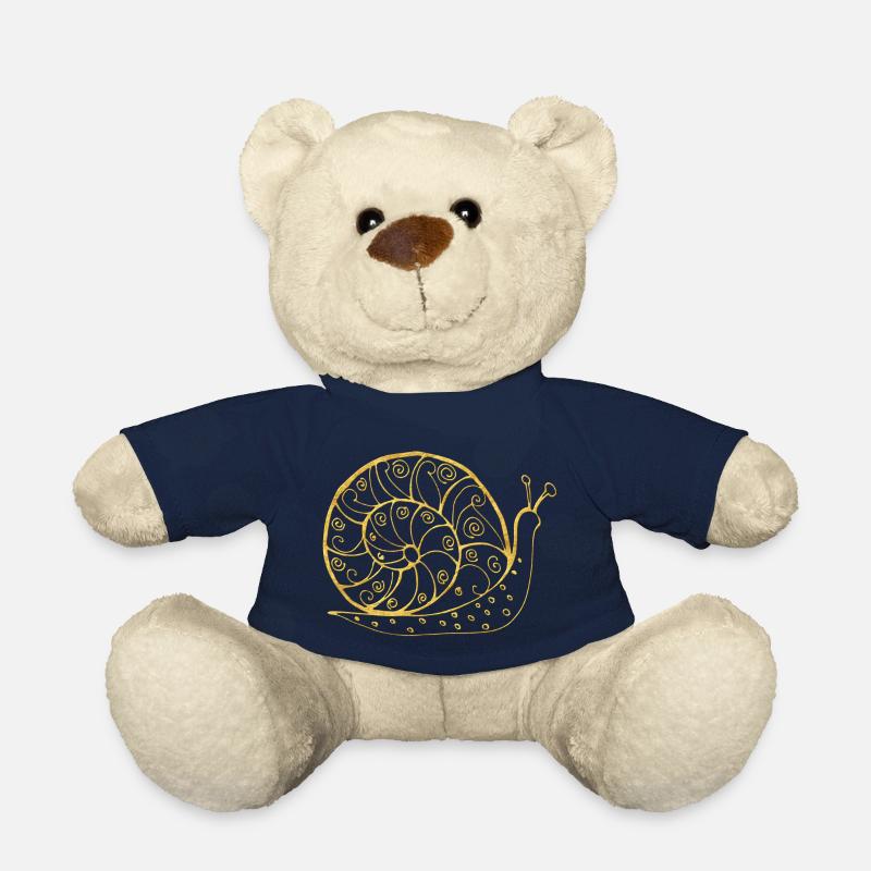 Escargot - Nounours - bleu marine
